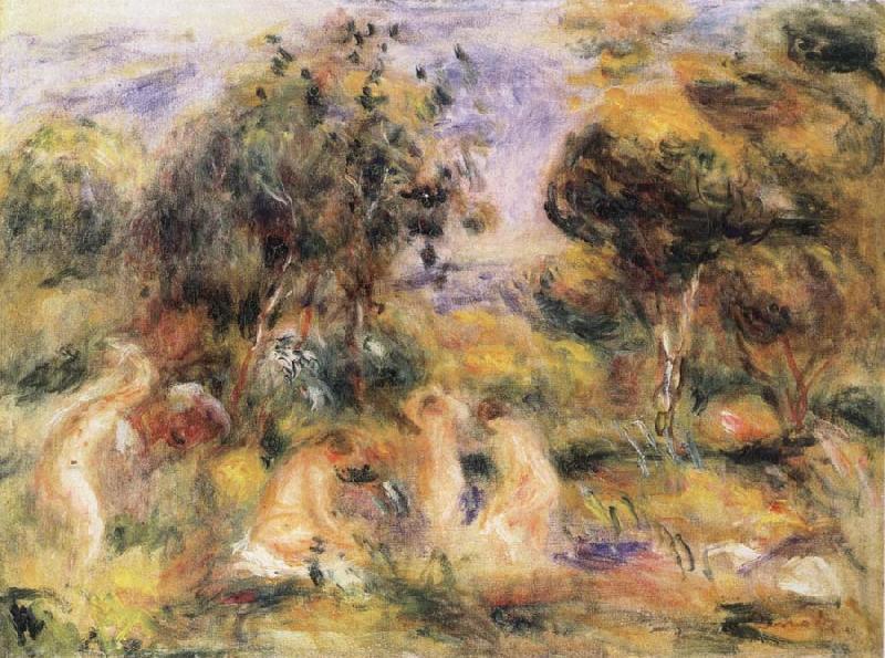 Pierre Renoir Bathers Sweden oil painting art